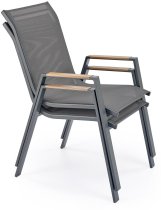 Halmar - Vrtna stolica Hover - siva/antracit