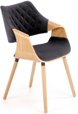 Blagovaonska stolica K396 - prirodna/crna
