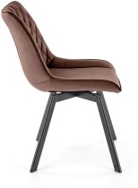 Halmar - Blagovaonska stolica K520 - crna/moka