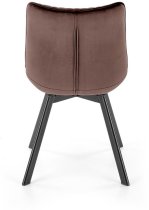 Halmar - Blagovaonska stolica K520 - crna/moka