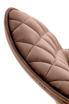 Halmar - Blagovaonska stolica K520 - crna/moka