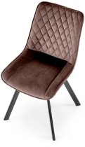 Halmar - Blagovaonska stolica K520 - crna/moka