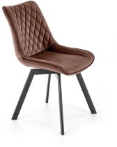 Halmar - Blagovaonska stolica K520 - crna/moka
