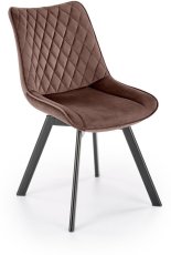 Blagovaonska stolica K520 - crna/moka