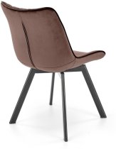 Halmar - Blagovaonska stolica K520 - crna/moka