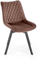 Halmar - Blagovaonska stolica K520 - crna/moka