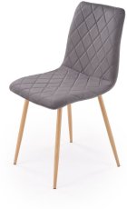 Blagovaonska stolica K525 WD - siva/prirodna
