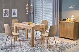 Produžni blagovaonski stol Gizmo - 120-160 cm - artisan hrast