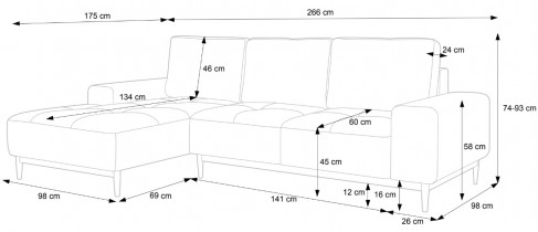Kutne garniture Piaski - Kutna garnitura Vero