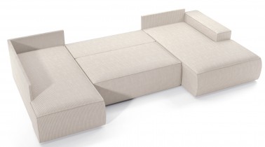 Kutne garniture Piaski - Kutna garnitura Fiord U2 140 cm