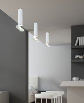 Candellux - Stropna svjetiljka Tube Ceiling 50W 6/30 - Bijela