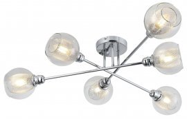 Candellux - Stropna svjetiljka Dixi 6x40W