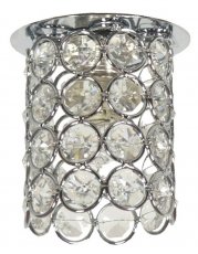 Stropna svjetiljka SK-73 CH/TR 1x40W G9 Chrome/Crystal 