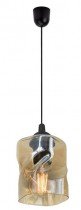 Candellux - Stropna svjetiljka Felis 1x60W E27 Black