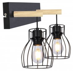 Zidna svjetiljka Bernita 2x60W E27