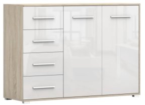 Sonoma hrast/bijeli sjaj