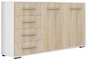 Bijela + Sonoma Hrast