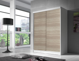 Bijela + sonoma hrast