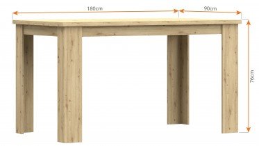 IDŽCZAK meble - Blagovaonski stol Grey - 180 - 05