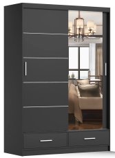 Ormar Florence 150 cm - crna