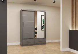 Ormar Florence 150 cm - siva