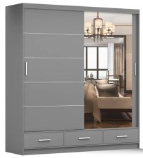 Ormar Florence 200 cm - siva