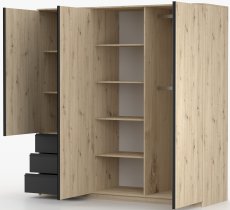 IDŽCZAK meble - Garderobni ormar 3D3S Aura