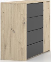 IDŽCZAK meble - Komoda 1D4S Aura