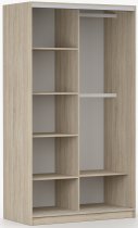 IDŽCZAK meble - Ormar s kliznim vratima Tokyo M - 120 cm - hrast sonoma
