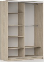 IDŽCZAK meble - Garderobni ormar s kliznim vratima Tokyo M - 150 cm - sonoma hrast