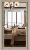 IDŽCZAK meble - Garderobni ormar s kliznim vratima Milan - 120 cm - sonoma hrast