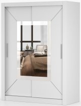 Ormar s kliznim vratima Venice - 150 cm - bijela
