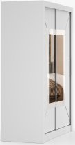 Ormar s kliznim vratima Venice - 150 cm - bijela
