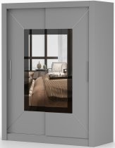 IDŽCZAK meble - Garderobni ormar s kliznim vratima Venice - 150 cm - siva