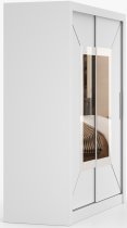 IDŽCZAK meble - Ormar s kliznim vratima Venice - 180 cm - bijela