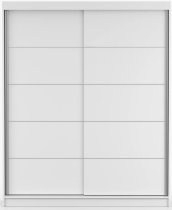 IDŽCZAK meble - Garderobni ormar s kliznim vratima Bono 06 - 160 cm - bijeli