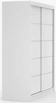 IDŽCZAK meble - Garderobni ormar s kliznim vratima Bono 06 - 160 cm - bijeli