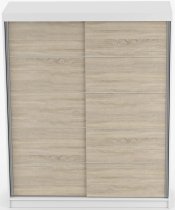 IDŽCZAK meble - Ormar s kliznim vratima Bono 06 - 160 cm - bijela/sonoma hrast