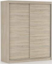 IDŽCZAK meble - Garderobni ormar s kliznim vratima Bono 06 - 160 cm - sonoma hrast
