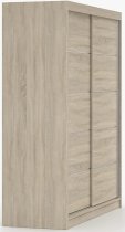 IDŽCZAK meble - Garderobni ormar s kliznim vratima Bono 06 - 160 cm - sonoma hrast
