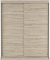 IDŽCZAK meble - Garderobni ormar s kliznim vratima Bono 06 - 160 cm - sonoma hrast