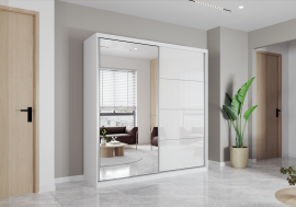 Ormar s kliznim vratima Pola 35 203 - bijeli sjaj