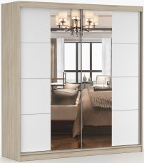 Garderobni ormar s kliznim vratima Pola 38 203 - sonoma hrast/bijela 