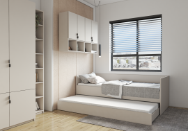 Dječji krevet s dodatnim ležištem Charlie - 90x200 cm