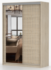 Ormar s kliznim vratima Kingston - 150 cm - hrast sonoma