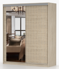 Ormar s kliznim vratima Kingston - 180 cm - hrast sonoma