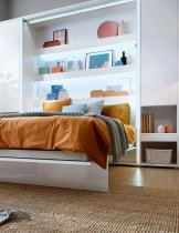 Bed Concept - Krevet u ormaru Lenart - Bed Concept 01 - 140x200 cm - bijela