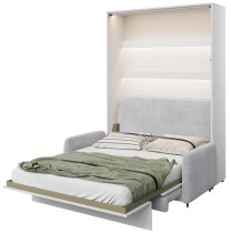 Bed Concept - Krevet u ormaru Lenart - Bed Concept 01 - 140x200 cm - bijela visoki sjaj