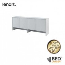 Bed Concept - Zidni element BC-10 za krevet BC-05 - siva