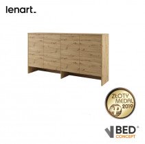 Bed Concept - Zidni element BC-11 za krevet BC-06 - artisan hrast